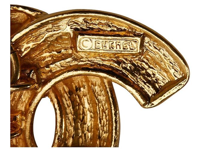 Timeless Chanel Coco Mark Matelassé Kettengürtel Golden Metallisch - Ansicht 4