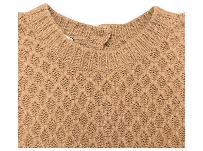 Marni Strickkleid aus brauner Wolle Rot - Ansicht 5