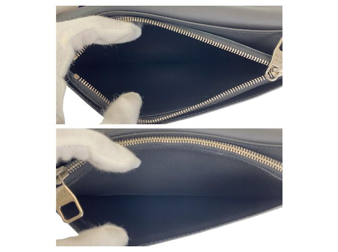 Louis Vuitton Blason Leder Langbörse Schwarz - Ansicht 8