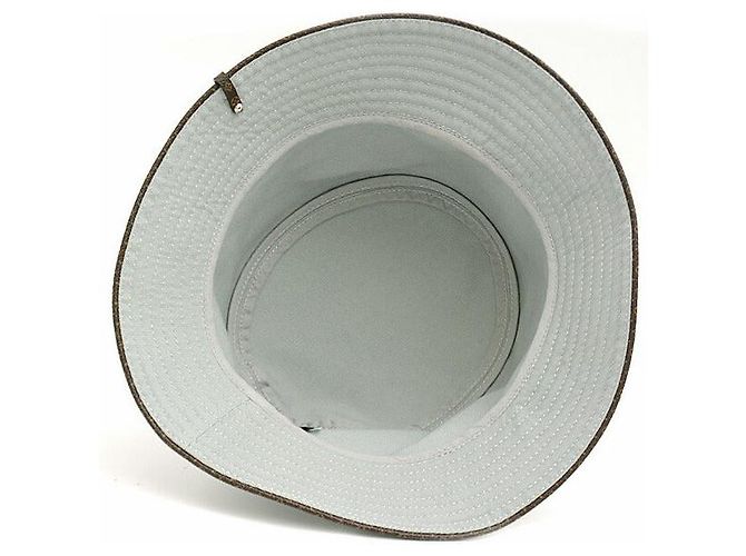 Cappello bucket in cotone Monogram Bob On Your Way di Louis Vuitton Grigio - vista 3