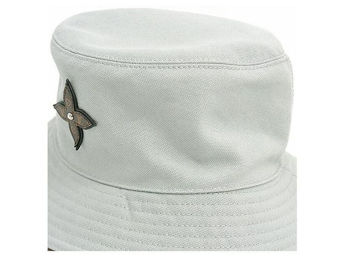 Cappello bucket in cotone Monogram Bob On Your Way di Louis Vuitton Grigio - vista 6