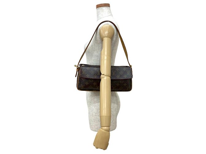 Borsa a Spalla Monogram Viva Cite di Louis Vuitton Marrone - vista 3