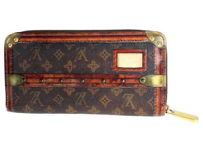 Portafoglio Zippy in tela Monogram Louis Vuitton Marrone - vista 2