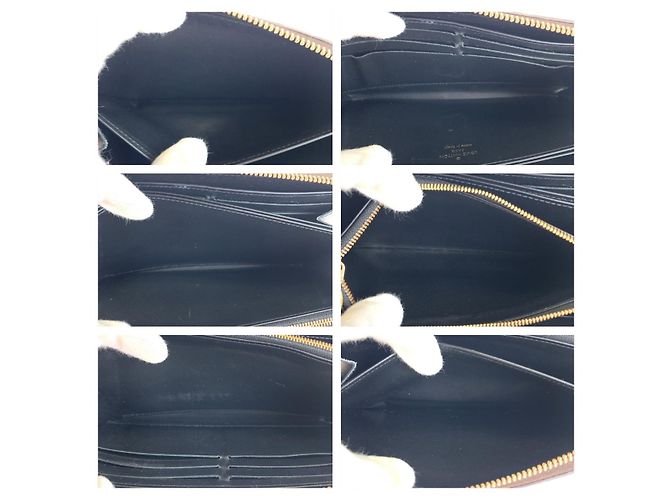 Portafoglio Zippy in tela Monogram Louis Vuitton Marrone - vista 7