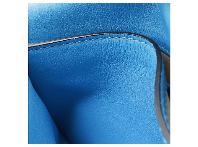 Valentino Garavani Borsa a Spalla Valentino in Pelle Rockstud 2WAY Blu - vista 6