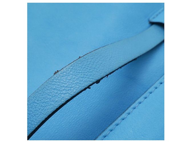 Valentino Garavani Borsa a Spalla Valentino in Pelle Rockstud 2WAY Blu - vista 8
