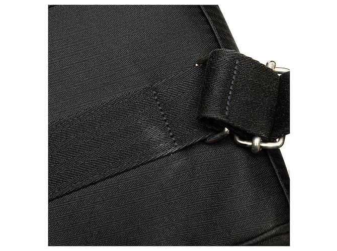 Zaino in tela Chevron Acapulco Hermès Nero - vista 4