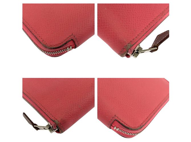 Hermès Azap Long Silk'in Geldbörse Pink - Ansicht 3