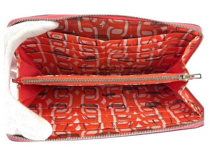 Hermès Azap Long Silk'in Geldbörse Pink - Ansicht 9