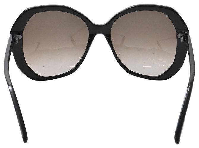 Bottega Veneta Oversized Sunglasses in Black Acetate - view 3
