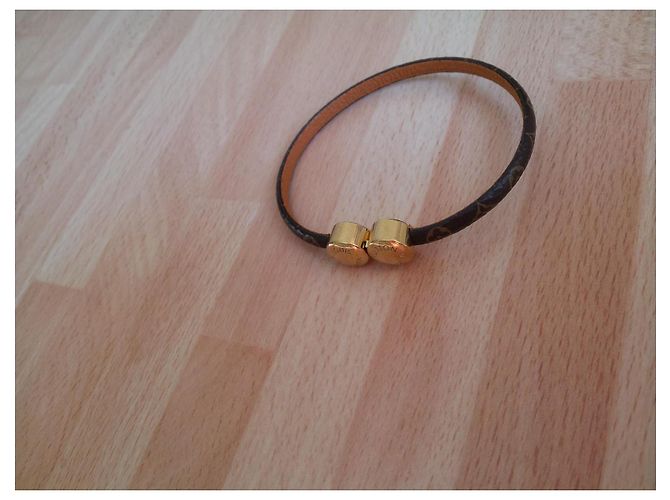 Pulsera Louis Vuitton Monogram Marrón Castaño - vista 3