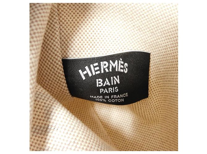 Market Hermès Nœud Marin Baumwoll-Tote Orange - Ansicht 10