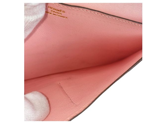 Portafoglio Lungo Dogon Hermès Rosa Oro - vista 5