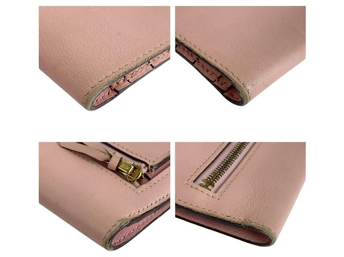 Portafoglio Lungo Dogon Hermès Rosa Oro - vista 7