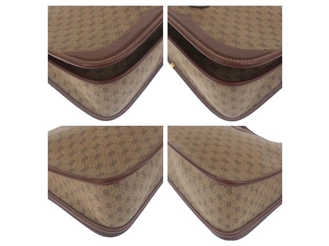 Borsa a spalla in pelle Gucci marrone - vista 3