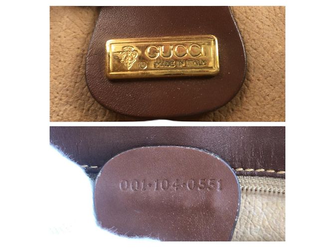 Borsa a spalla in pelle Gucci marrone - vista 4