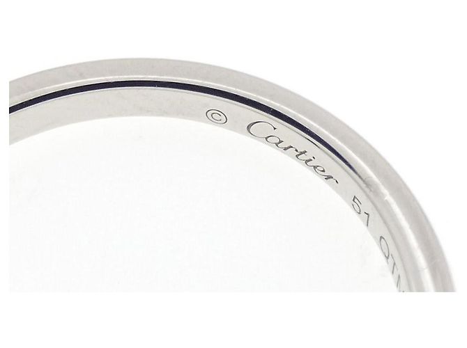 Cartier Ballerine Platinring Größe 11 Silber Metallisch - Ansicht 5