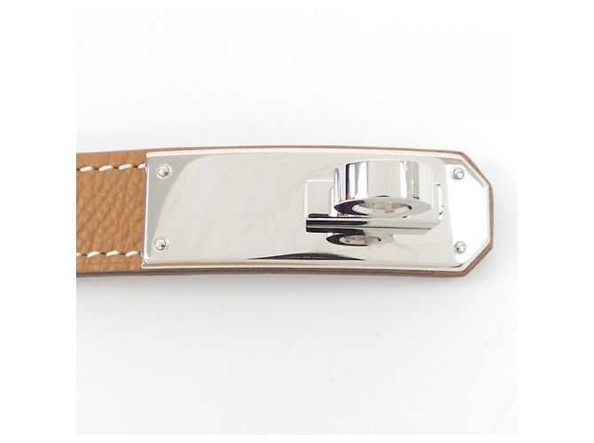 Hermès Kelly Pocket Leder Gürtel Braun - Ansicht 4
