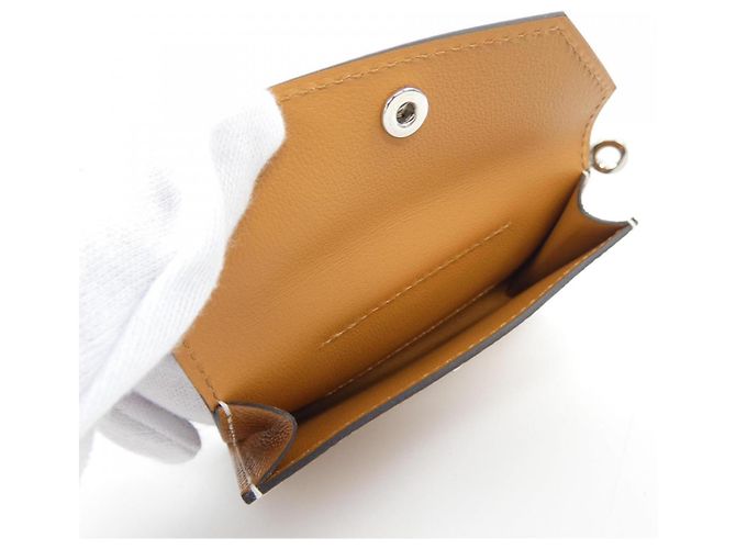 Hermès Kelly Pocket Leder Gürtel Braun - Ansicht 5