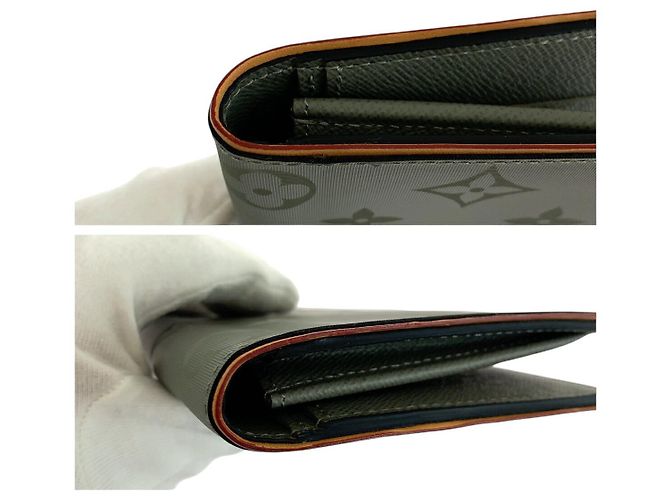 Louis Vuitton Monogram Titanium Long Wallet Grey - view 7