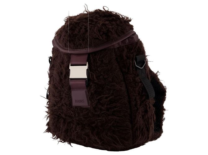 Zaino Bucket Mini Valera Vision - RAINS - Sintetico - Bordeaux Rosso Bordò - vista 2
