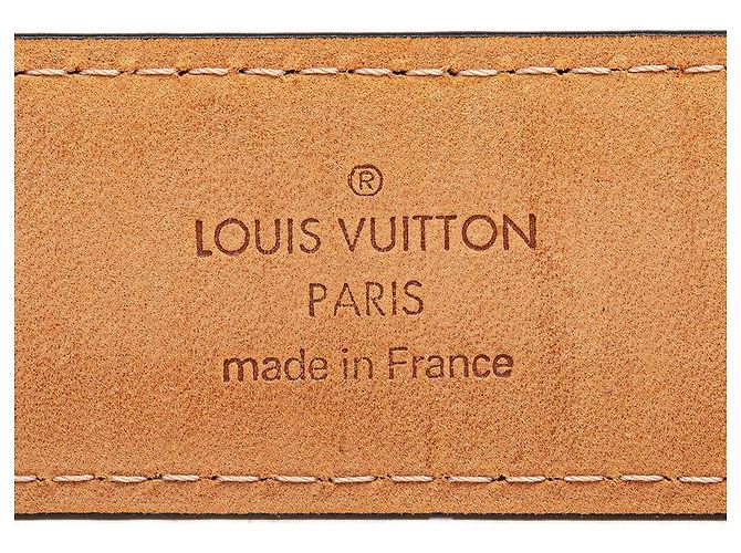 Cintura Damier Sangle Ellipse Louis Vuitton Marrone - vista 5