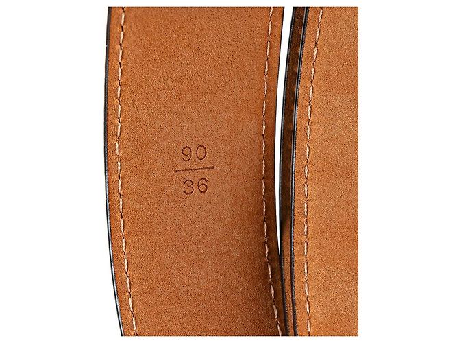 Cintura Damier Sangle Ellipse Louis Vuitton Marrone - vista 7