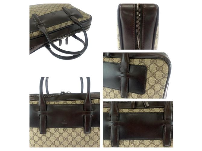 Borsa da lavoro in tela GG Supreme di Gucci - vista 5
