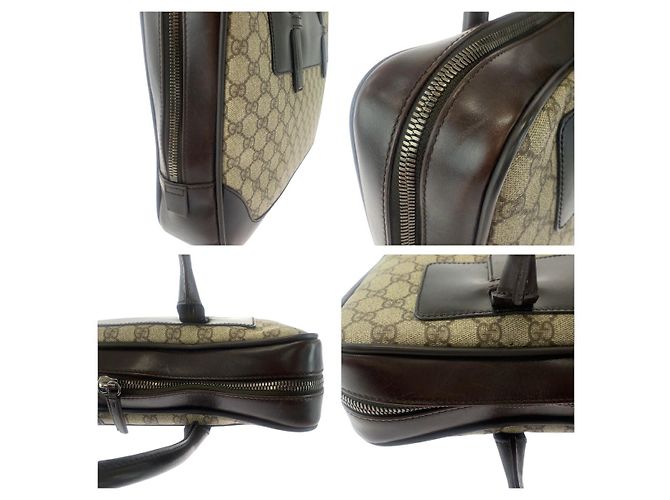 Borsa da lavoro in tela GG Supreme di Gucci - vista 6