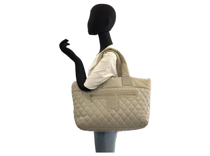 Chanel Nylon Cocoon Tote Bag Grau - Ansicht 7