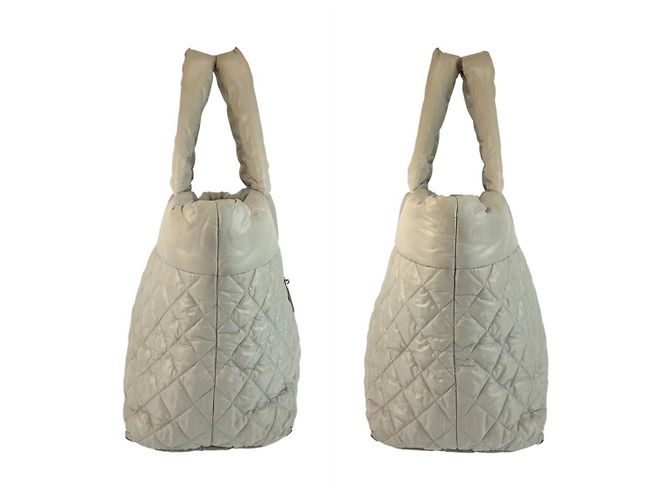 Chanel Nylon Cocoon Tote Bag Grau - Ansicht 8