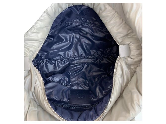 Chanel Nylon Cocoon Tote Bag Grau - Ansicht 9