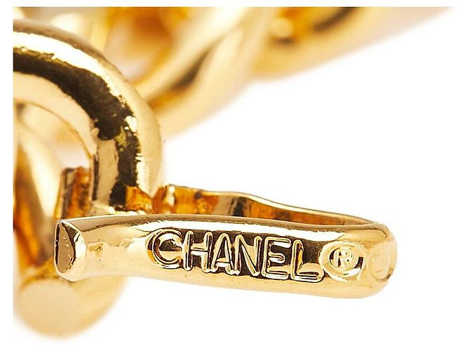 Timeless Chanel Coco Mark Medaillon Kettengürtel Golden Metallisch - Ansicht 3