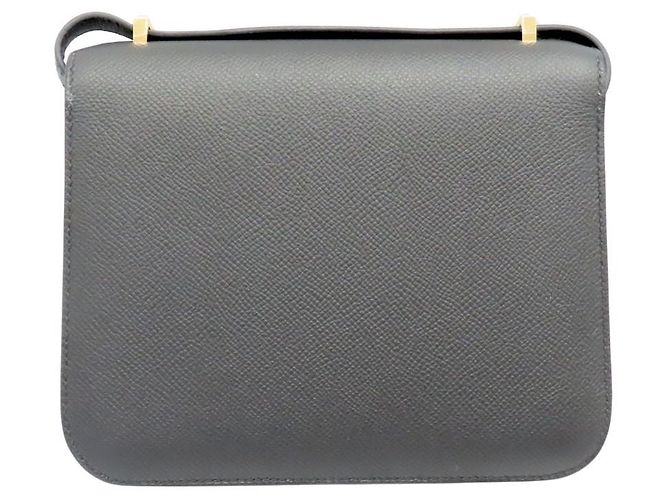 Bolsa de Ombro Constance Mini Epsom da Hermès Preto - vista 3