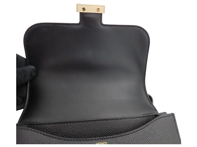 Bolsa de Ombro Constance Mini Epsom da Hermès Preto - vista 9