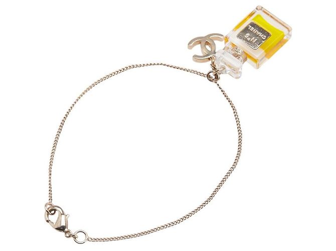 Timeless Chanel Coco Mark No.5 Motivarmband Golden Metallisch - Ansicht 3