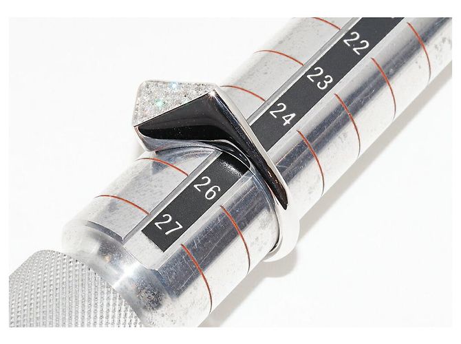 Prada K18WG Diamond Signet Ring - view 2