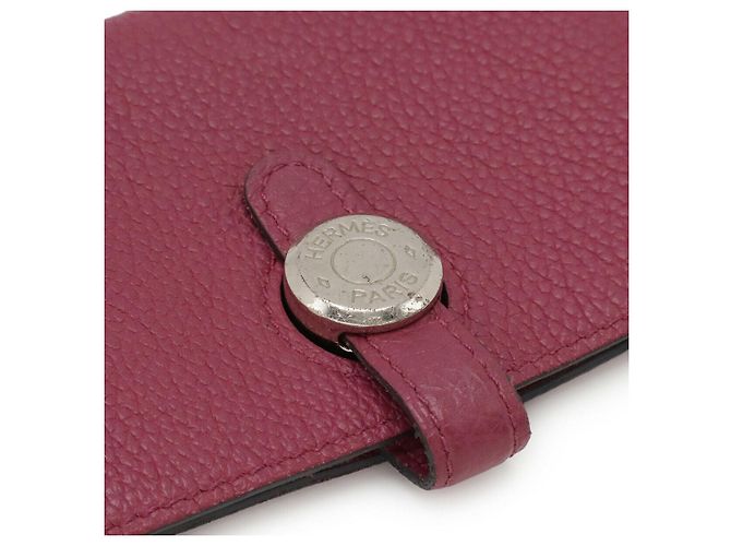 Hermès Portachiavi Dogon in pelle viola Hermes Porpora - vista 4
