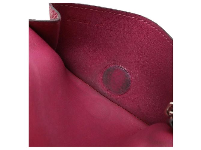 Hermès Portachiavi Dogon in pelle viola Hermes Porpora - vista 5