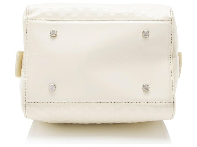 Louis Vuitton Limited Edition Damier Facette Speedy Cube PM Tasche Weiß - Ansicht 4