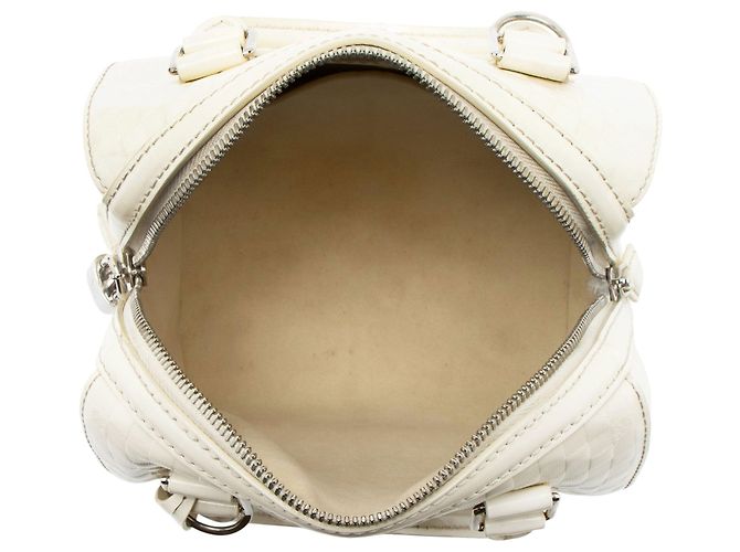 Louis Vuitton Limited Edition Damier Facette Speedy Cube PM Tasche Weiß - Ansicht 7