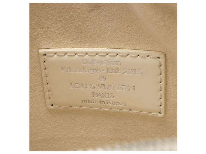 Louis Vuitton Limited Edition Damier Facette Speedy Cube PM Tasche Weiß - Ansicht 8