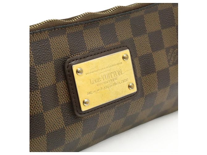 Clutch Eva Damier Louis Vuitton Marrone - vista 9