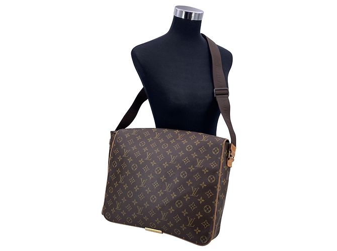 Louis Vuitton Borsa a spalla incrociata Monogram Abbesses GM M45257 Marrone - vista 2