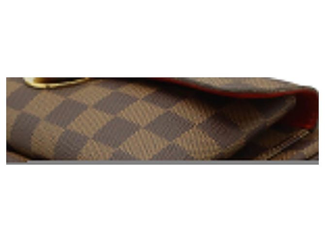 Borsa a tracolla Louis Vuitton Ravello GM Damier Marrone Bronzo - vista 3