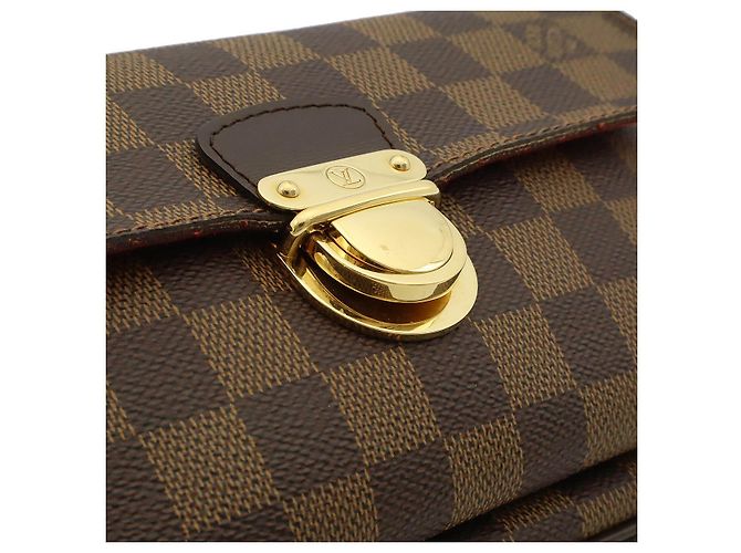 Borsa a tracolla Louis Vuitton Ravello GM Damier Marrone Bronzo - vista 8
