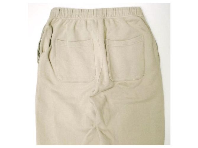 Autre Marque Pantalones de algodón con estampado de logo WHITELAND 21SS Beige - vista 6