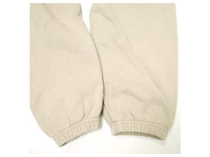 Autre Marque Pantalones de algodón con estampado de logo WHITELAND 21SS Beige - vista 7