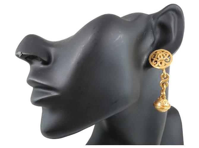 Orecchini Chanel Suzue D'oro - vista 2
