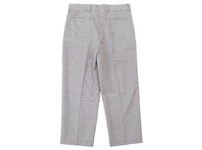 Calças de lã de mohair e seda Dior Marrom Branco - vista 7